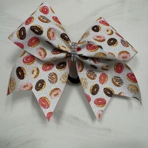 Donut Pattern Hair Bow